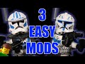 3 Easy Mods for Fives and Rex | Lego Star Wars Upgrades