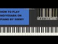 Ngiyesaba by simmy (piano tutorial)