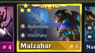 3 Star Malzahar + 6 Automata   !?⭐⭐⭐| TFT SET 13 Arcane