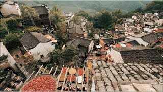 带您去逛晒秋人家，中国最美的乡村篁岭|Take you to Huangling, the most beautiful countryside in China