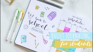 BULLET JOURNALING SPREADS FOR STUDENTS | Back-to-School Planning!