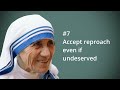 humility points for daily practice st mother theresa