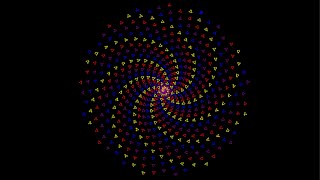 Mesmerizing Spiral Art: Python Code Drawing #pythonturtle #pythonturtle #python #coding #graphics