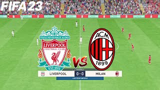 FIFA 23 | Liverpool vs AC Milan - Club Friendly - PS5 Full Match & Gameplay