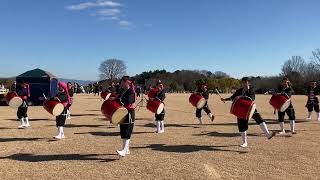 2025/1/18[瀧落とし]観音山ファミリーパーク琉球國祭り太鼓群馬支部