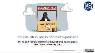 The GO-GN Guide to Doctoral Supervision