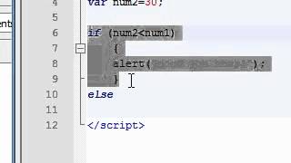 Javascript Tutorial - 9 - If Else Statement