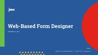 Web Based Form Designer