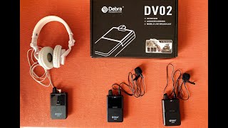 Review Debra DV-02 Wireless Microphone