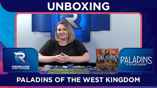 Unboxing Paladins Of the West Kingdom - Renegade Game Studios \u0026 Garphill Games