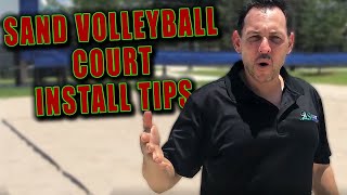 HOW TO BUILD A PRO SAND VOLLEYBALL COURT: Secret Tips for Installing an Outdoor Volleyball Court