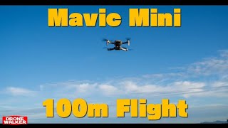 『Mavic Mini』を100ｍ上昇してみた（風速２〜３m/s）