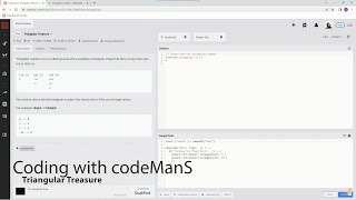 Codewars 7 kyu Triangular Treasure Javascript