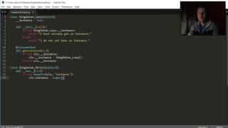 Python - OOP - Singleton