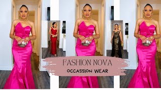 FASHION NOVA DRESS TRY-ON HAUL |  Must have elegant dresses AND occassion wear outfits.