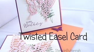 Twisted Easel Card Tutorial Using Stampin' Up! UK Products