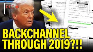 🚨DARK Secrets of BACKCHANNEL of TRUMP to EPSTEIN EXPOSED !!