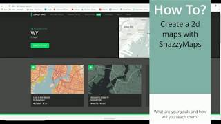 Create 2d Maps using SnazzyMaps