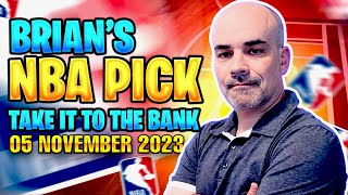 Free NBA Picks and Predictions 🔥Boston Celtics vs. Minnesota11/6/23 | Brian's Take it to the Bank