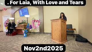 We Miss You, Laia - Salinas Funeral Home Weslaco Texas November 2nd 2025