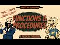 Functions and Procedures -  Python Tutorial + Full Explanation