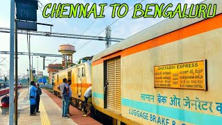 12027 Shatabdi Express Full Journey | Chennai to Bengaluru