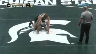 Purdue Boilermakers at Michigan State Spartans Wrestling: 184 Pounds - Lynde vs. Shadaia e