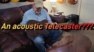 Bullfighter piezoelectric steel string acoustic Telecaster silent guitar