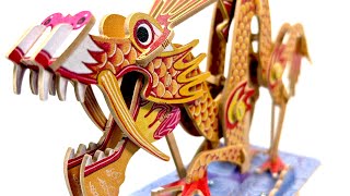 Traditional Chinese Dragon on the Cloud Automata Build