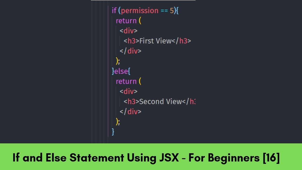 Jsx element. If else React. Оператор else if js. React js if{} []. React условный Рендеринг.