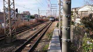 【隅田川シャトル】 1月7日小田栄駅 新鶴見A73運用 72レ EF65-2057 貨物色 赤プレート