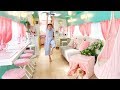 Bug Incredible School Bus Converted into Barbie Style Tiny House!