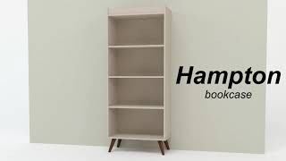 How to Build: Manhattan Comfort Hampton 4-Tier Bookcase