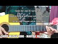 Tutorial Chord Mudah Lagu Kobo Kanaeru - MANTRA HUJAN | kubuka mata menatap langit