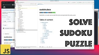 Solving sudoku puzzle using JavaScript | Node | SudokuBox