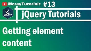 jQuery: 13 - Getting element content
