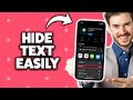 How To Hide Text Messages On iPhone 2026 (Step-By-Step Tutorial)