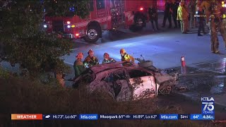 1 killed, several injured in suspected DUI crash in Porter Ranch