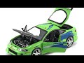 jada toys fast u0026 furious brian s mitsubishi eclipse green 1 24 scale