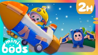 Bubbles Hitches Her Wagon to a Star! 🌟 | 🌈 Minibods 🌈 | Preschool Learning | Moonbug Tiny TV