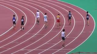 第44回名古屋地区陸上競技選手権大会　男子200m　準決勝第2組　2016/10/16