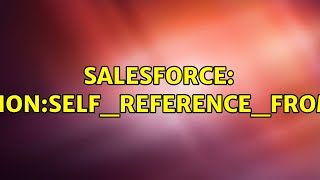 Salesforce: DmlException:SELF_REFERENCE_FROM_TRIGGER
