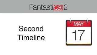 Fantastical 2 for Mac - Second Timeline