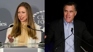 Awkward? Mitt Romney, Chelsea Clinton to rub elbows at dinner