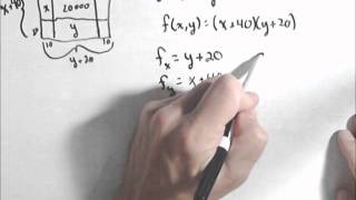 Constrained Optimization - Lagrange Multipliers, Example 1