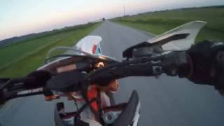 FATAL HEAD ON COLLISION ON DIRT BIKE!!!!!!! With a bird.