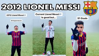 2012 Lionel Messi was a OUT OF THIS WORLD👽🌏 #Shorts