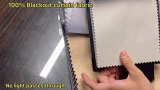 Comparison: Dimout VS 100% Blackout Curtain Fabric