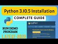 How to Install Python 3.10.5 on Windows 10/11 [ 2022 Update ] Complete Guide | Python Installation