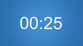 25 Seconds Countdown Timer 4K